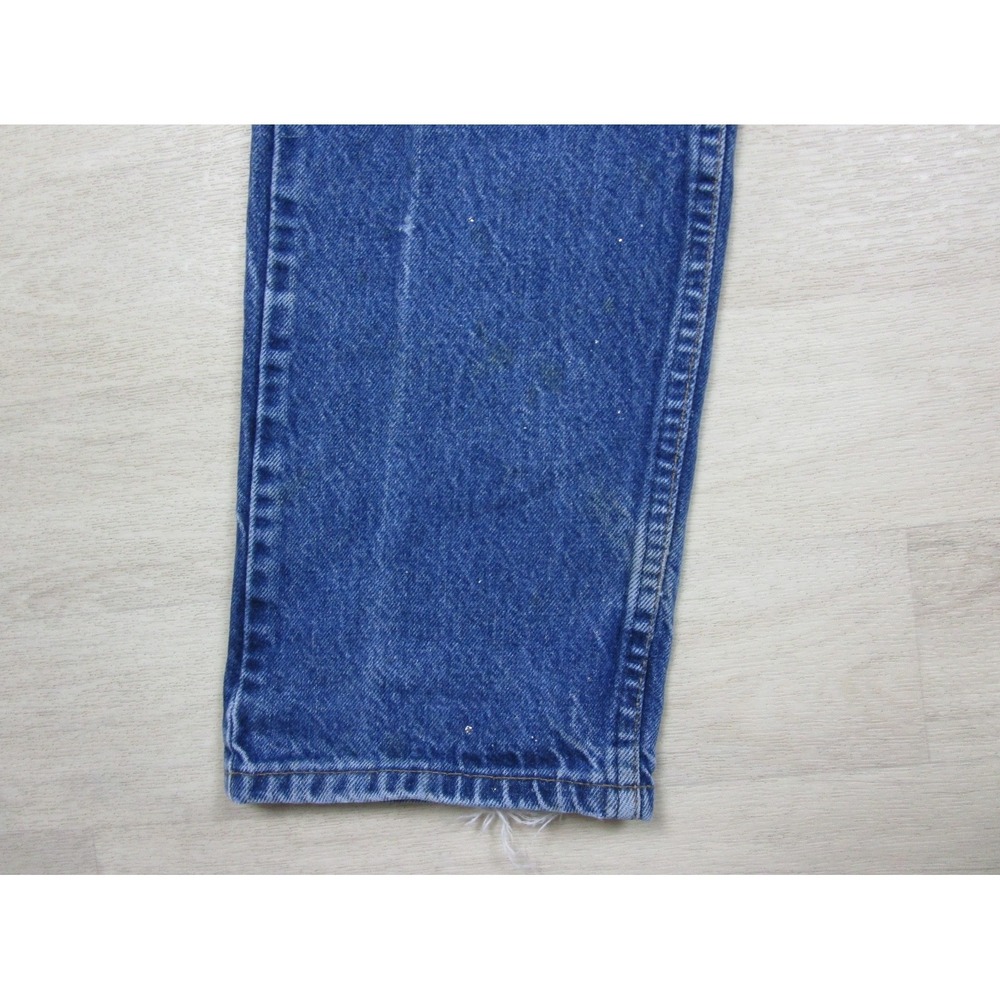 Vintage 80s Levis 505 Jeans Mens (32x30) Orange Tab Bootcut Distressed - Picture 8 of 16